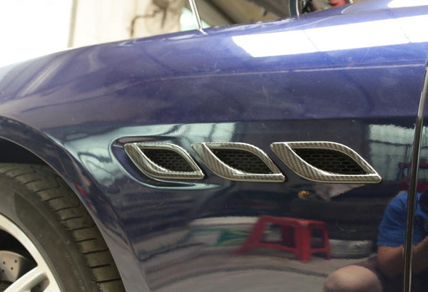 Maserati Quattroporte Carbon Fiber Side Air Vent Trims