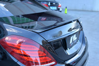Becquet de lèvre de coffre en fibre de carbone Mercedes Benz Classe S