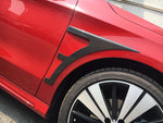 Mercedes Benz CLA AMG Karbonfaser-Frontzierleisten
