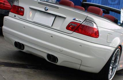 Diffuseur en fibre de carbone style BMW M3 E46 MVR