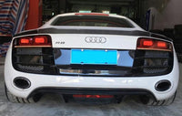 Aile de lèvre de becquet arrière en fibre de carbone Audi R8