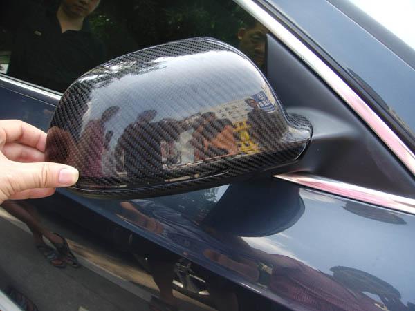Housse de protection pour miroir en fibre de carbone Audi A5