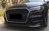 Lèvre avant en fibre de carbone Audi S3 A3 8V