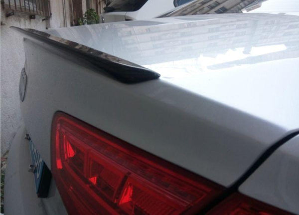 Becquet de lèvre de coffre arrière en Fiber de carbone Audi A8 S8