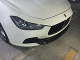 Maserati Ghibli S Q4 Sedan 4-Door Carbon Fiber Front Spoiler