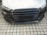 Aileron avant en fibre de carbone S6 pour Audi S6 A6 C7 SLINE Berline 4 portes 16-18 (convient : S6)