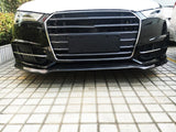 Aileron avant en fibre de carbone S6 pour Audi S6 A6 C7 SLINE Berline 4 portes 16-18 (convient : S6)