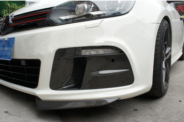 R20 MK6 OSIR Style Kohlefaser-Nebelscheinwerferabdeckung, Autolampenmaske für VW Golf6
