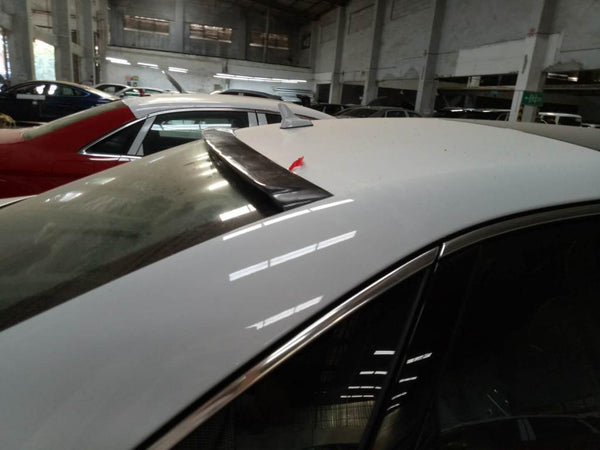 Trunk Lid Spoiler Rear roof spoiler for Audi A3 S3 Sedan 2014 2015 Carbon Fiber