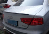 Becquet de lèvre de coffre arrière en Fiber de carbone Audi A8 S8