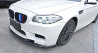 BMW M5 F10 becquet de lèvre avant en fibre de carbone style H