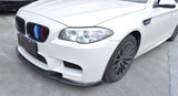 BMW M5 F10 becquet de lèvre avant en fibre de carbone style H
