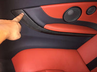 Garnitures intérieures de porte en fibre de carbone BMW M4 