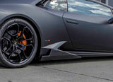 Lamborghini Huracan | Diviseurs latéraux / spoilers latéraux en carbone Luethen