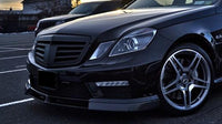 Mercedes Benz E AMG Carbon Fiber Front Lip Spoiler V-Style