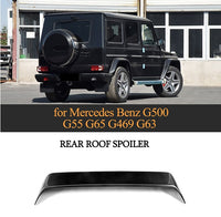 Fit for Mercedes Benz G500 G55 G65 G469 G63 modified double carbon fiber tail wing roof carbon fiber tails wing spoiler with led