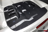 Darwinpro 2011-2015 Ferrari 458 Spyder Remplacement du capot moteur en fibre de carbone