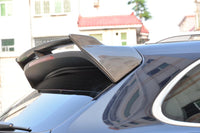 Lèvre d'aile de fenêtre de becquet de toit arrière en fibre de carbone Porsche Cayenne