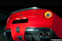 Carbonado 2012–2017 Ferrari F12 Berlinetta RS Style Carbon Fiber Trunk Spoiler Darwin Pro