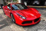Carbonado 2015-2020 Ferrari 488 GTB RS Style Lèvre avant en fibre de carbone Darwin Pro