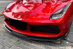 Carbonado 2015–2020 Ferrari 488 GTB RS Style Kohlefaser-Frontlippe Darwin Pro