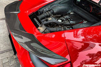 Carbonado 2015-2020 Ferrari 488 GTB VRS Style Aileron de coffre en fibre de carbone Darwin Pro
